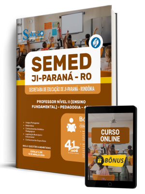 Apostila Prefeitura de Ji-Paraná - RO 2026 - Professor Nível II (Ensino Fundamental) - Pedagogia - 40h - Imagem 1