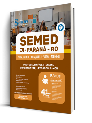 Apostila Prefeitura de Ji-Paraná - RO 2026 - Professor Nível II (Ensino Fundamental) - Pedagogia - 40h - Imagem 2