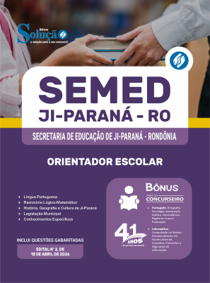 Apostila Prefeitura de Ji-Paraná - RO 2026 - Orientador Escolar - Imagem 3