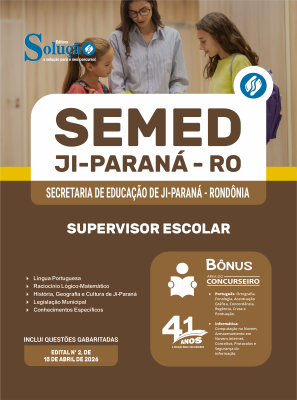 Apostila Prefeitura de Ji-Paraná - RO 2026 - Supervisor Escolar - Imagem 3