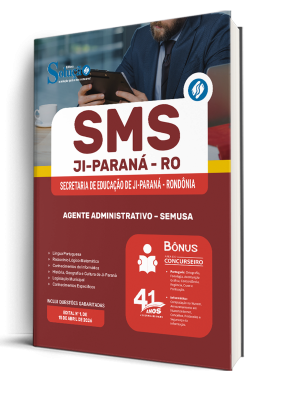 Apostila Prefeitura de Ji-Paraná - RO 2026 - Agente Administrativo - SEMUSA - Imagem 2