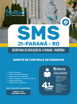Apostila Prefeitura de Ji-Paraná - RO 2026 - Agente de Controle de Endemias - Imagem 3