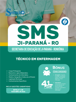 Apostila Prefeitura de Ji-Paraná - RO 2026 - Técnico em Enfermagem - Imagem 3