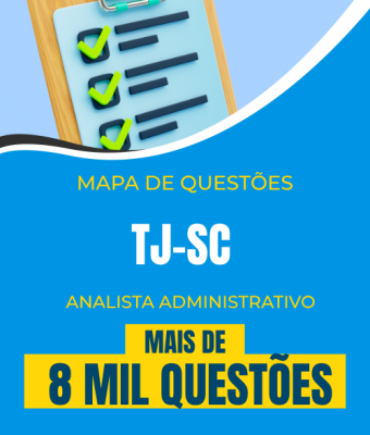 Mapa de Questões Online - TJ-SC - Analista Administrativo - 8 Mil Questões - Imagem 1