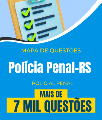 Mapa de Questões Online - Polícia Penal-RS - Policial Penal - 7 Mil Questões - Imagem 1