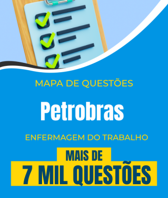 Mapa de Questões Online - Petrobras - Enfermagem do Trabalho - 7 Mil Questões - Imagem 1