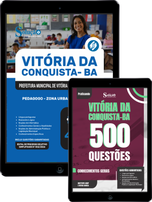 Combo Prefeitura de Vitória da Conquista - BA 2026 - Pedagogo - Zona Urbana e/ou Rural - Imagem 1