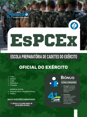 Apostila EsPCEx 2026 - Oficial do Exército - Imagem 3