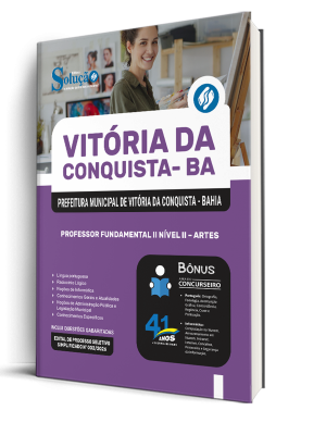 Combo Prefeitura de Vitória da Conquista - BA 2026 - Professor Fundamental II Nível II - Artes - Imagem 2