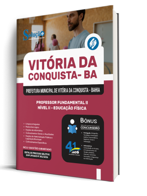 Combo Prefeitura de Vitória da Conquista - BA 2026 - Professor Fundamental II Nível II - Educação Física - Imagem 2
