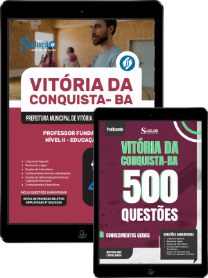 Combo Prefeitura de Vitória da Conquista - BA 2026 - Professor Fundamental II Nível II - Educação Física - Imagem 1