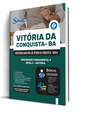 Combo Prefeitura de Vitória da Conquista - BA 2026 - Professor Fundamental II Nível II - História - Imagem 2