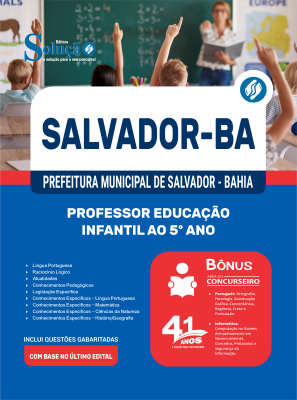 Apostila Prefeitura de Salvador - BA 2026 - Professor Educação Infantil ao 5º ano - Imagem 3