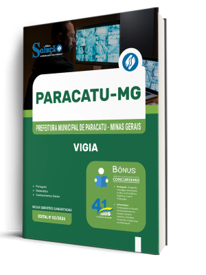 Apostila Prefeitura de Paracatu - MG 2026 - Vigia - Imagem 2