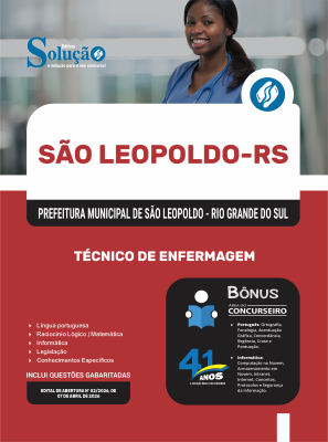 Apostila Prefeitura de São Leopoldo - RS 2026 - Técnico de Enfermagem - Imagem 3