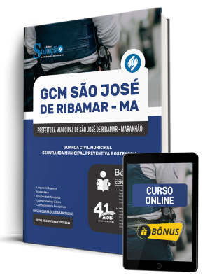 Apostila Prefeitura de São José de Ribamar-MA 2026 - Guarda Civil Municipal - Segurança Municipal Preventiva E Ostensiva - Imagem 1