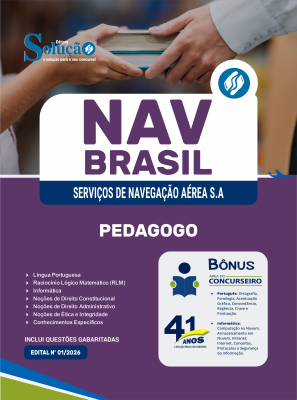 Apostila NAV Brasil 2026 - Pedagogo - Imagem 3