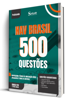 Caderno de Questões NAV Brasil - Profissional Técnico de Navegação Aérea - Operador de Torre de Controle - 500 Questões Gabaritadas - Imagem 1