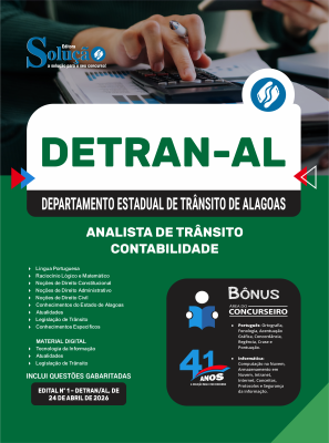 Apostila DETRAN-AL 2026 - Analista de Trânsito - Contabilidade - Imagem 3