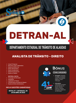 Apostila DETRAN-AL 2026 - Analista de Trânsito - Direito - Imagem 3