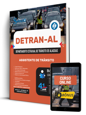 Apostila DETRAN-AL 2026 - Assistente de Trânsito - Qualquer Área de Formação - Imagem 1
