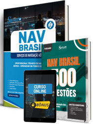 Capa Combo NAV Brasil 2026 - Profissional Técnico de Navegação Aérea - Operador de Torre de Controle