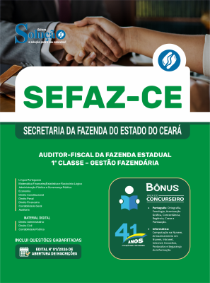 Apostila SEFAZ-CE 2026 - Auditor Fiscal Estadual - Gestão Fazendária - Imagem 3