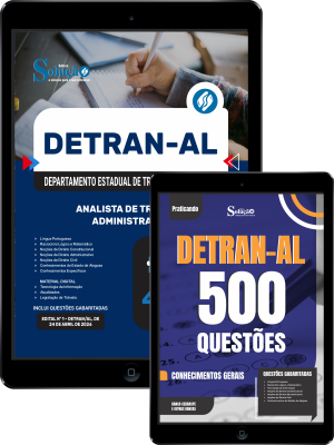 Combo DETRAN-AL 2026 - Analista de Trânsito - Administração - Imagem 1