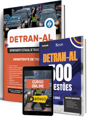 Combo DETRAN-AL 2026 - Assistente de Trânsito - Qualquer Área de Formação - Imagem 1