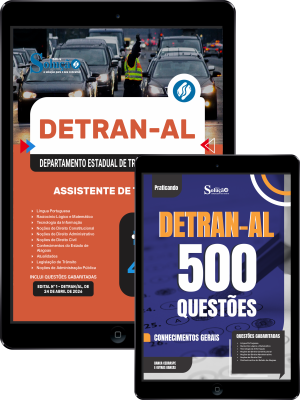 Combo DETRAN-AL 2026 - Assistente de Trânsito - Qualquer Área de Formação - Imagem 1