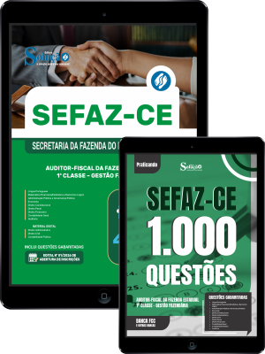 Combo SEFAZ-CE 2026 - Auditor Fiscal Estadual - Gestão Fazendária - Imagem 1