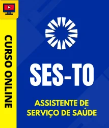 Capa Curso SES-TO 2026 - Assistente de Serviços de Saúde