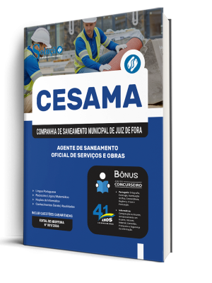 Apostila CESAMA de Juiz de Fora-MG 2026 - Agente de Saneamento - Oficial de Serviços e Obras - Imagem 2