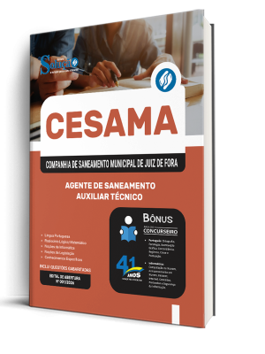 Apostila CESAMA de Juiz de Fora-MG 2026 - Agente de Saneamento - Auxiliar Técnico - Imagem 2