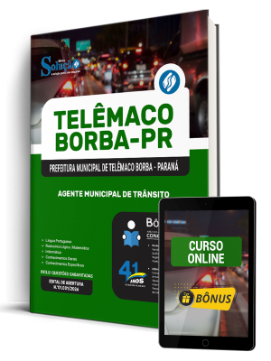 Apostila Prefeitura de Telêmaco Borba - PR 2026 - Agente Municipal de Trânsito - Imagem 1