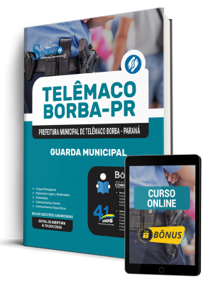Apostila Prefeitura de Telêmaco Borba - PR 2026 - Guarda Municipal - Imagem 1