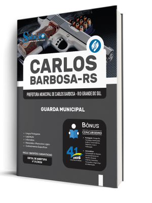 Apostila Prefeitura de Carlos Barbosa-RS 2026 - Guarda Municipal - Imagem 2