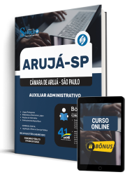 Capa Apostila Câmara de Arujá - SP 2026 - Auxiliar Administrativo