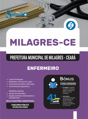 Apostila Prefeitura de Milagres-CE 2026 - Enfermeiro - Imagem 3