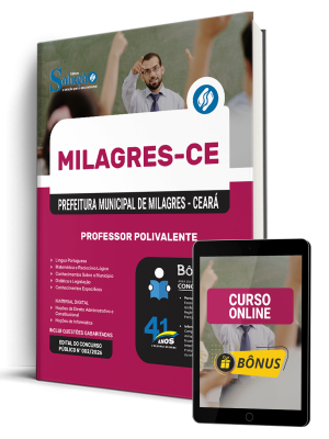 Apostila Prefeitura de Milagres-CE 2026 - Professor Polivalente - Imagem 1