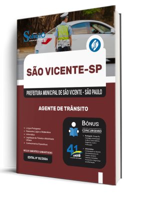 Combo Prefeitura de São Vicente - SP 2026 - Agente de Trânsito - Imagem 2