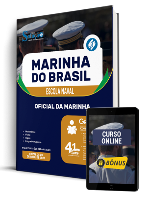 Apostila Marinha (Escola Naval) 2026 - Oficial da Marinha - Imagem 1