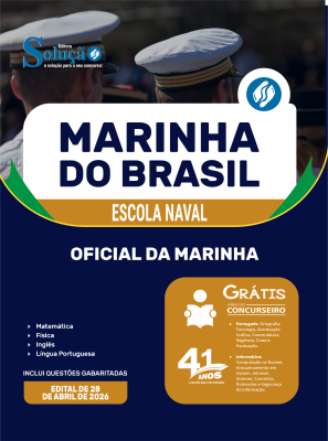Apostila Marinha (Escola Naval) 2026 - Oficial da Marinha - Imagem 3