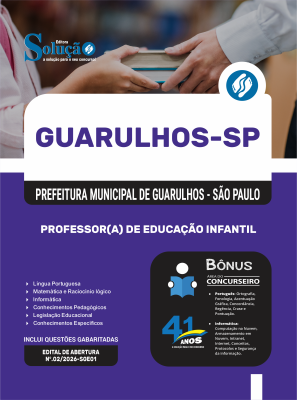Apostila Prefeitura de Guarulhos - SP 2026 - Professor(a) de Educação Infantil - Imagem 3