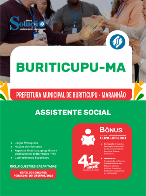 Apostila Prefeitura de Buriticupu-MA 2026 - Assistente Social - Imagem 3
