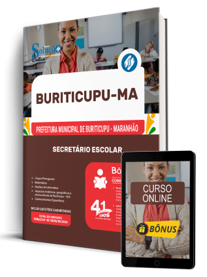 Apostila Prefeitura de Buriticupu-MA 2026 - Secretário Escolar - Imagem 1