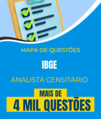 Mapa de Questões Online - IBGE - Analista Censitário - Conhecimentos Básicos - 4 Mil Questões - Imagem 1