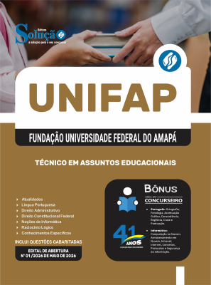 Apostila UNIFAP 2026 - Técnico em Assuntos Educacionais - Imagem 3