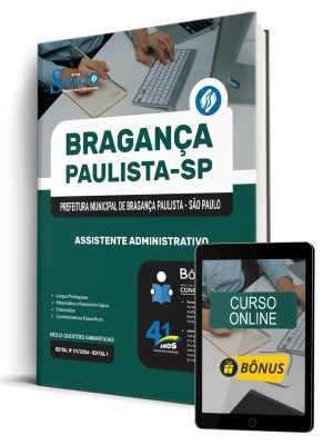 Apostila Prefeitura de Bragança Paulista - SP 2026 - Assistente Administrativo - Imagem 1