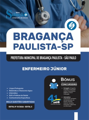 Apostila Prefeitura de Bragança Paulista - SP 2026 - Enfermeiro Júnior - Imagem 3